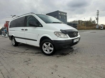 Белый Мерседес Вито, объемом двигателя 2.1 л и пробегом 430 тыс. км за 6100 $, фото 1 на Automoto.ua