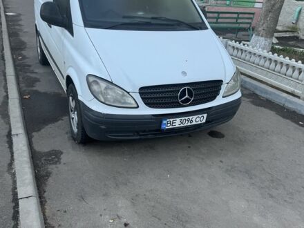 Белый Мерседес Вито, объемом двигателя 2.1 л и пробегом 542 тыс. км за 7100 $, фото 1 на Automoto.ua
