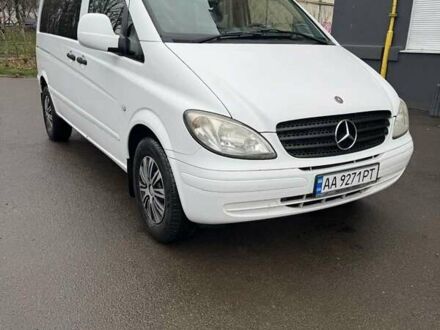 Белый Мерседес Вито, объемом двигателя 2.15 л и пробегом 194 тыс. км за 6700 $, фото 1 на Automoto.ua