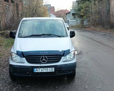 Белый Мерседес Вито, объемом двигателя 2.2 л и пробегом 340 тыс. км за 12000 $, фото 1 на Automoto.ua