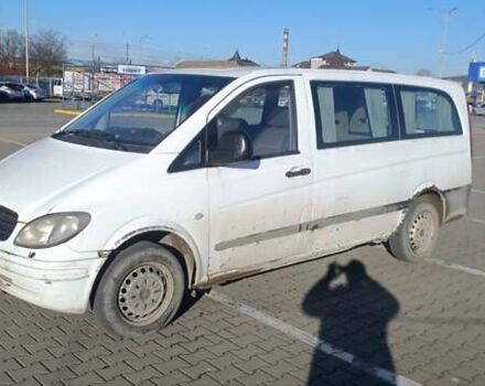 Белый Мерседес Вито, объемом двигателя 2.2 л и пробегом 446 тыс. км за 4600 $, фото 1 на Automoto.ua