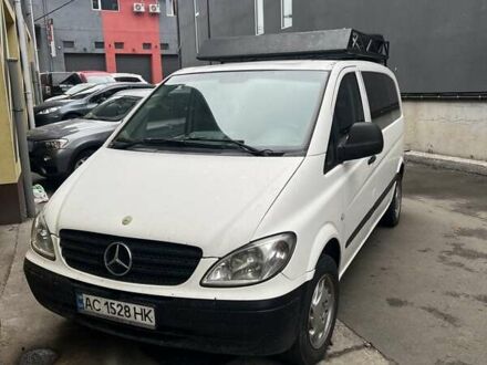 Мерседес Вито 2007 в Петропавлівська Борщагівка на Automoto.ua Белый Мерседес Вито, объемом двигателя 2.15 л и пробегом 424 тыс. км за 5000 $, фото 1 на Automoto.ua