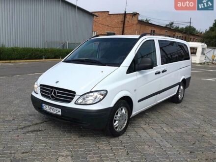 Белый Мерседес Вито, объемом двигателя 2.2 л и пробегом 230 тыс. км за 12200 $, фото 1 на Automoto.ua