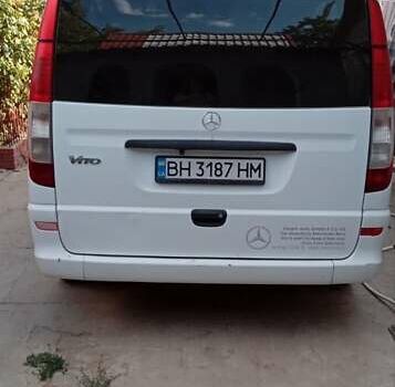 Белый Мерседес Вито, объемом двигателя 2.14 л и пробегом 220 тыс. км за 12500 $, фото 1 на Automoto.ua
