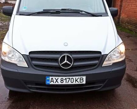 Белый Мерседес Вито, объемом двигателя 2.14 л и пробегом 213 тыс. км за 13500 $, фото 1 на Automoto.ua