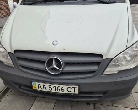 Белый Мерседес Вито, объемом двигателя 2.14 л и пробегом 325 тыс. км за 8200 $, фото 1 на Automoto.ua