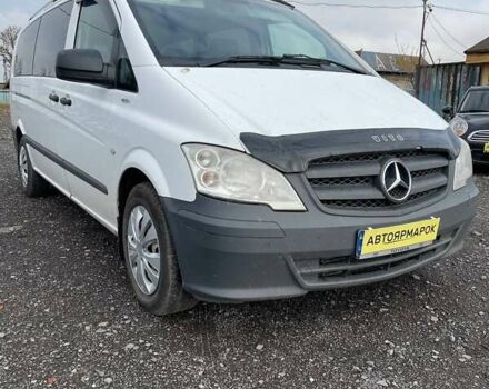 Белый Мерседес Вито, объемом двигателя 2.14 л и пробегом 505 тыс. км за 12490 $, фото 1 на Automoto.ua
