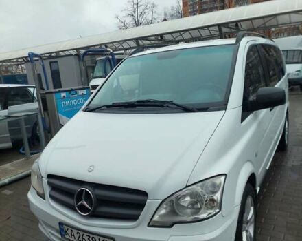 Белый Мерседес Вито, объемом двигателя 2.14 л и пробегом 274 тыс. км за 13000 $, фото 1 на Automoto.ua