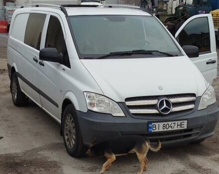 Белый Мерседес Вито, объемом двигателя 2.14 л и пробегом 280 тыс. км за 12000 $, фото 1 на Automoto.ua