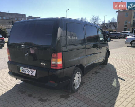 Черный Мерседес Вито, объемом двигателя 2.3 л и пробегом 298 тыс. км за 2800 $, фото 6 на Automoto.ua