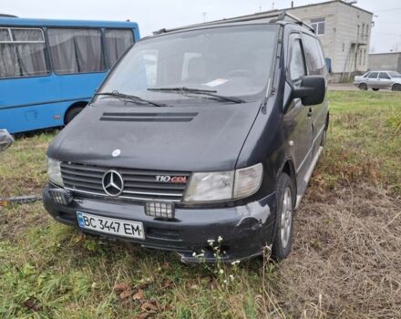 Черный Мерседес Вито, объемом двигателя 2.1 л и пробегом 420 тыс. км за 2500 $, фото 4 на Automoto.ua