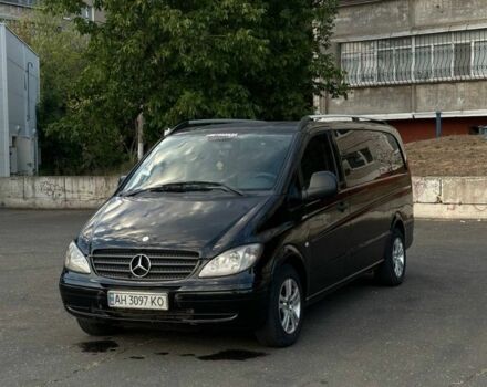 Мерседес Вито 2004 в Краматорске на Automoto.ua Черный Мерседес Вито, объемом двигателя 2.1 л и пробегом 400 тыс. км за 6700 $, фото 2 на Automoto.ua