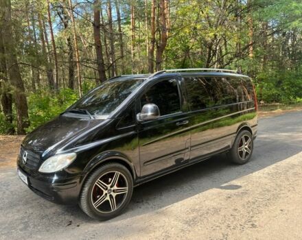 Чорний Мерседес Віто, об'ємом двигуна 2.2 л та пробігом 200 тис. км за 8000 $, фото 4 на Automoto.ua