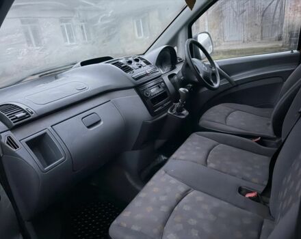 Черный Мерседес Вито, объемом двигателя 2.2 л и пробегом 216 тыс. км за 3500 $, фото 7 на Automoto.ua