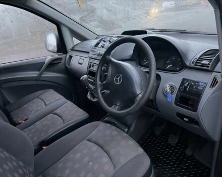 Черный Мерседес Вито, объемом двигателя 2.2 л и пробегом 216 тыс. км за 3500 $, фото 6 на Automoto.ua