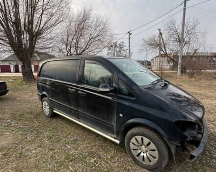 Черный Мерседес Вито, объемом двигателя 3 л и пробегом 350 тыс. км за 3333 $, фото 2 на Automoto.ua
