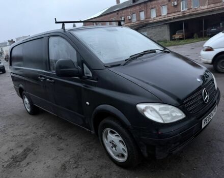 Черный Мерседес Вито, объемом двигателя 2.2 л и пробегом 216 тыс. км за 3500 $, фото 3 на Automoto.ua