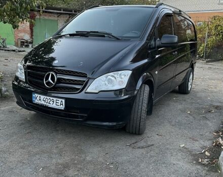 Черный Мерседес Вито, объемом двигателя 2.1 л и пробегом 298 тыс. км за 7000 $, фото 1 на Automoto.ua