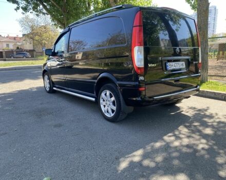 Черный Мерседес Вито, объемом двигателя 2.1 л и пробегом 140 тыс. км за 13500 $, фото 2 на Automoto.ua