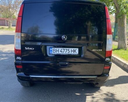 Черный Мерседес Вито, объемом двигателя 2.1 л и пробегом 140 тыс. км за 13500 $, фото 1 на Automoto.ua