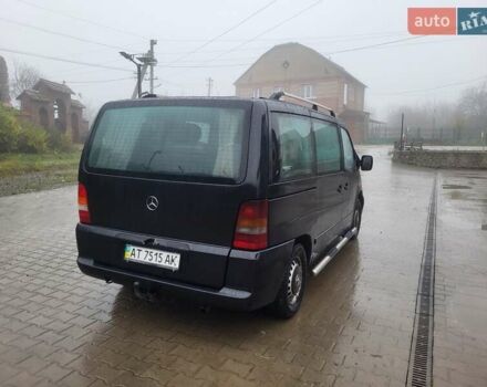 Чорний Мерседес Віто, об'ємом двигуна 2.15 л та пробігом 328 тис. км за 4800 $, фото 7 на Automoto.ua