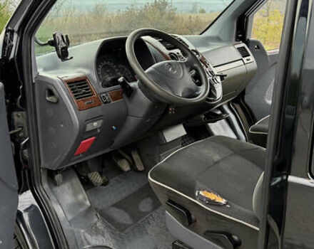 Черный Мерседес Вито, объемом двигателя 2.2 л и пробегом 430 тыс. км за 4500 $, фото 16 на Automoto.ua