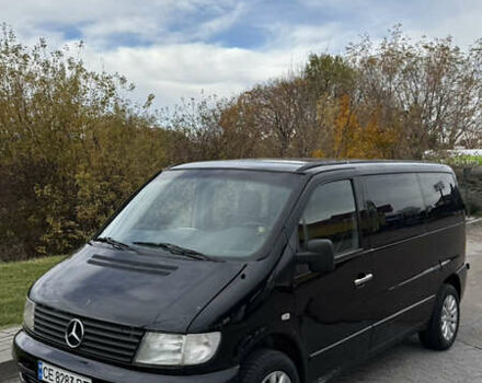 Черный Мерседес Вито, объемом двигателя 2.2 л и пробегом 430 тыс. км за 4500 $, фото 7 на Automoto.ua