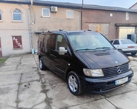 Черный Мерседес Вито, объемом двигателя 2.2 л и пробегом 360 тыс. км за 4300 $, фото 3 на Automoto.ua
