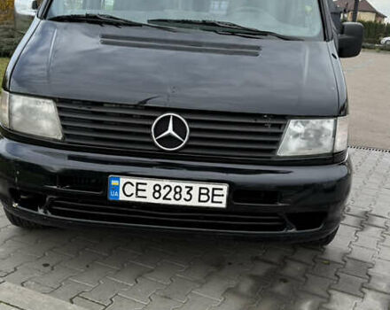 Черный Мерседес Вито, объемом двигателя 2.2 л и пробегом 430 тыс. км за 4500 $, фото 5 на Automoto.ua