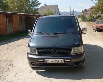 Мерседес Віто 2000 у Сторожинце на Automoto.ua Чорний Мерседес Віто, об'ємом двигуна 2.2 л та пробігом 358 тис. км за 4800 $, фото 6 на Automoto.ua