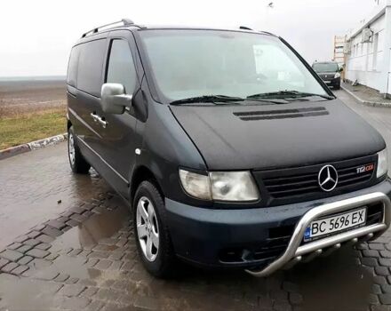 Черный Мерседес Вито, объемом двигателя 2.1 л и пробегом 287 тыс. км за 2800 $, фото 2 на Automoto.ua