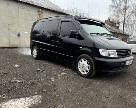 Чорний Мерседес Віто, об'ємом двигуна 2.2 л та пробігом 480 тис. км за 6300 $, фото 3 на Automoto.ua