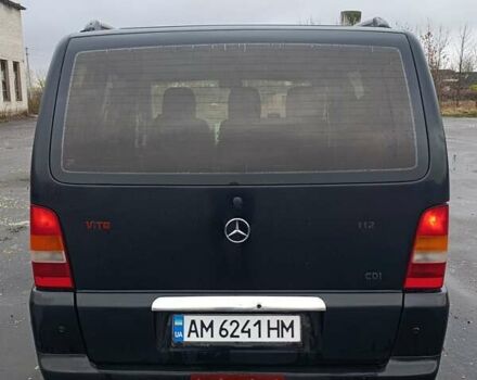 Черный Мерседес Вито, объемом двигателя 2.15 л и пробегом 520 тыс. км за 4950 $, фото 3 на Automoto.ua