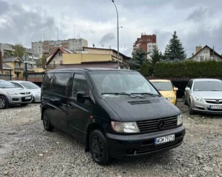 Черный Мерседес Вито, объемом двигателя 2.3 л и пробегом 340 тыс. км за 1900 $, фото 1 на Automoto.ua