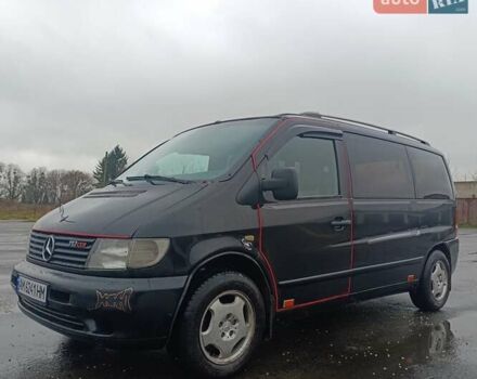 Черный Мерседес Вито, объемом двигателя 2.15 л и пробегом 520 тыс. км за 4950 $, фото 5 на Automoto.ua