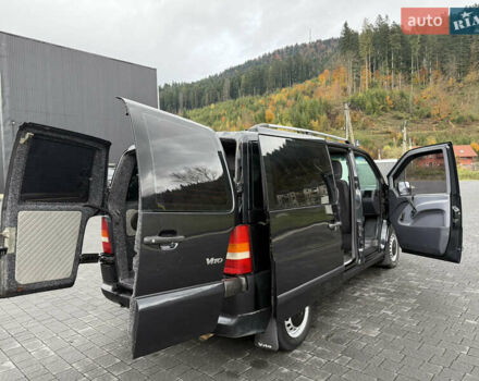 Черный Мерседес Вито, объемом двигателя 2.2 л и пробегом 370 тыс. км за 4699 $, фото 70 на Automoto.ua