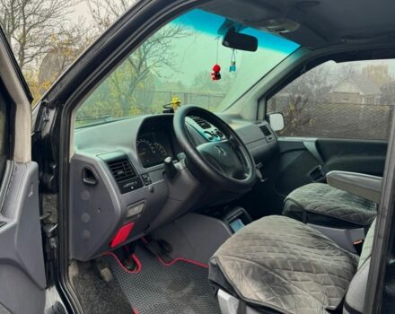 Черный Мерседес Вито, объемом двигателя 2.2 л и пробегом 360 тыс. км за 6000 $, фото 5 на Automoto.ua