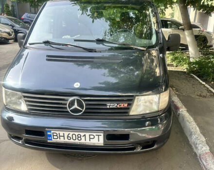 Черный Мерседес Вито, объемом двигателя 2.15 л и пробегом 300 тыс. км за 4500 $, фото 8 на Automoto.ua