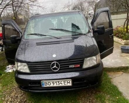 Чорний Мерседес Віто, об'ємом двигуна 2.1 л та пробігом 600 тис. км за 3500 $, фото 1 на Automoto.ua