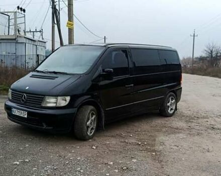 Черный Мерседес Вито, объемом двигателя 2.15 л и пробегом 280 тыс. км за 8000 $, фото 1 на Automoto.ua