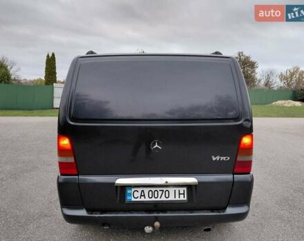 Черный Мерседес Вито, объемом двигателя 2.2 л и пробегом 489 тыс. км за 5200 $, фото 3 на Automoto.ua