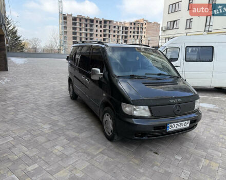 Черный Мерседес Вито, объемом двигателя 2.15 л и пробегом 347 тыс. км за 5200 $, фото 2 на Automoto.ua