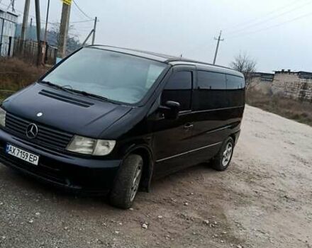 Черный Мерседес Вито, объемом двигателя 2.15 л и пробегом 280 тыс. км за 8000 $, фото 3 на Automoto.ua