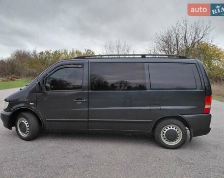 Черный Мерседес Вито, объемом двигателя 2.2 л и пробегом 489 тыс. км за 5200 $, фото 4 на Automoto.ua