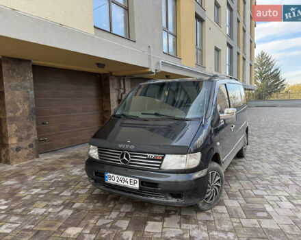 Черный Мерседес Вито, объемом двигателя 2.15 л и пробегом 347 тыс. км за 5200 $, фото 1 на Automoto.ua