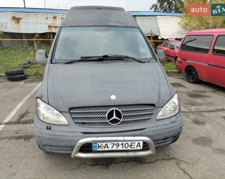 Черный Мерседес Вито, объемом двигателя 2.15 л и пробегом 278 тыс. км за 4750 $, фото 3 на Automoto.ua