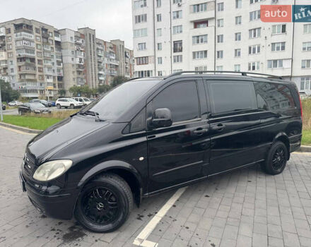 Чорний Мерседес Віто, об'ємом двигуна 2.15 л та пробігом 600 тис. км за 7800 $, фото 2 на Automoto.ua
