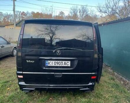 Черный Мерседес Вито, объемом двигателя 2.15 л и пробегом 460 тыс. км за 8300 $, фото 5 на Automoto.ua