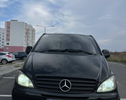 Черный Мерседес Вито, объемом двигателя 2.15 л и пробегом 547 тыс. км за 5900 $, фото 6 на Automoto.ua