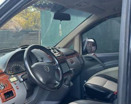 Черный Мерседес Вито, объемом двигателя 2.15 л и пробегом 460 тыс. км за 8300 $, фото 2 на Automoto.ua